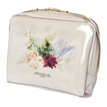 フロラ コスメポーチ GY 166245【メーカー直送：代金引換不可：同梱不可】【北海道・沖縄・離島は配達不可】