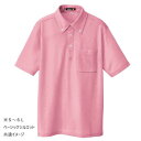 アイトス 吸汗速乾(クールコンフォート)半袖ボタンダウンポロシャツ(男女兼用) ピンク 6L 10599【メーカー直送:代金引換不可:同梱不可】【北海道・沖縄・離島は配達不可】(4)