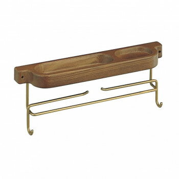 シロクマ BJ型ボックス二段掛棒 350mm AG塗装 NH-10【メーカー直送：代金引換不可：同梱不可】【北海道・沖縄・離島は配達不可】