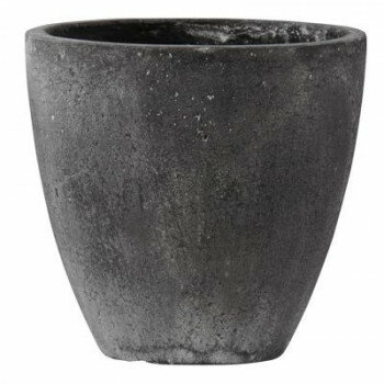 グリーンポット 植木鉢 フォリオ エッグ ブラックウォシュ 30x28cm EB-SL225030BLW【メーカー直送：代金引換不可：同梱不可】【北海道・沖縄・離島は配達不可】