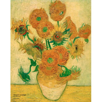 名画シリーズ ゴッホ A2419P-MEIGA PE18 ひまわり【メーカー直送：代金引換不可：同梱不可】【北海道・沖縄・離島は配達不可】