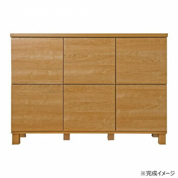日本製組立家具 リビングボード 収納キャビネット CO-NC-8011CB ナチュラル【メーカー直送：代金引換不可：同梱不可】【北海道・沖縄・離島は配達不可】