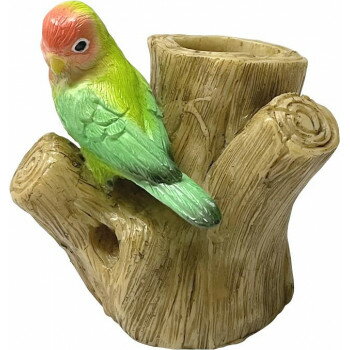 Other - レジン コザクラインコのマルチホルダー 73459【メーカー直送：代金引換不可：同梱不可】【北海道・沖縄・離島は配達不可】