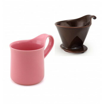 ZERO JAPAN(ゼロジャパン) ドリッパー＆カフェマグセット ドリッパートレイ付 DMZ-16 CBR/ROS【メーカー直送：代金引換不可：同梱不可】【北海道・沖縄・離島は配達不可】