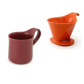 ZERO JAPAN(ゼロジャパン) ドリッパー＆カフェマグセット ドリッパートレイ付 DMZ-16 TG/BUG【メーカー直送：代金引換不可：同梱不可】【北海道・沖縄・離島は配達不可】