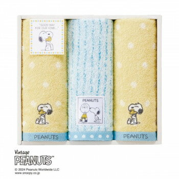 スヌーピー フェイスタオル3枚セット TT84303054 4086-044【メーカー直送：代金引換不可：同梱不可】【北海道・沖縄・離島は配達不可】