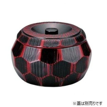 福井クラフト　はつり亀甲丼 曙塗(内黒)親 41000172【メーカー直送：代金引換不可...