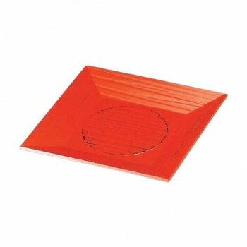 福井クラフト 木製桃山四方皿 根来 53281730【メーカー直送：代金引換不可：同梱不可】【北海道・沖縄・離島は配達不可】