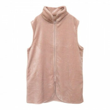 After nine　アフターナイン　ニューマイヤージップアップベスト　10　PINK　BEIGE　GBR2215【メーカー直送：代金引換不可：同梱不可】【北海道・沖縄・離島は配達不可】