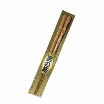丸十 極太彫刻木箸 栗 24.5 6F20-11【メーカー直送：代金引換不可：同梱不可】【北海道・沖縄・離島は配達不可】