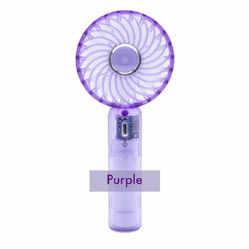 グローバル・ジャパン クリアハンディファン パープル【メーカー直送：代金引換不可：同梱不可】【北海道・沖縄・離島は配達不可】