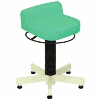 高田ベッド製作所 PTビーム チェアー (アジャスター付き) ライトグリーン TB-1113-02【メーカー直送：..