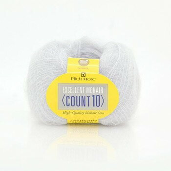 ハマナカ リッチモア エクセレントモヘア カウント10 No.4 6289004【メーカー直送：代金引換不可：同梱..