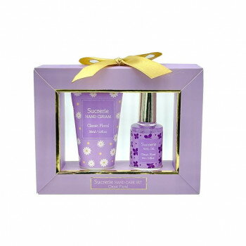 Sucrerie シュクルリー ハンドケアセット パープル クラシックフローラルの香り【メーカー直送：代金引換不可：同梱不可】【北海道・沖縄・離島は配達不可】