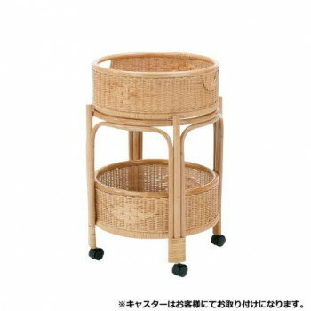 今枝商店 Romantic Rattan 籐ランドリーバスケット K22【メーカー直送：代金引換不可：同梱不可】【北海道・沖縄・離島は配達不可】