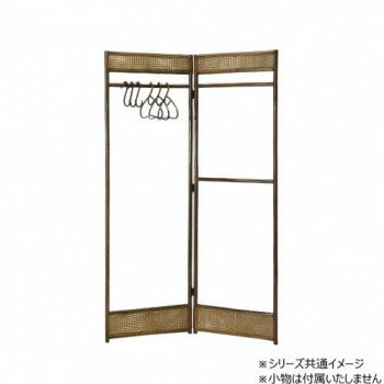 今枝商店 Romantic Rattan 籐折りたたみ式ハンガーラック W758B【メーカー直送：代金引換不可：同梱不可】【北海道・沖縄・離島は配達不可】