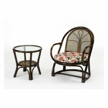 今枝商店 Romantic Rattan 籐リビング3点セット Y776B【メーカー直送：代金引換不可：同梱不可】【北海道・沖縄・離島は配達不可】