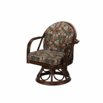 今枝商店　Romantic Rattan　籐ラウンドチェア　回転座椅子　Y1000B【メーカー直送：代金引換不可：同梱不可】【北海道・沖縄・離島は配達不可】