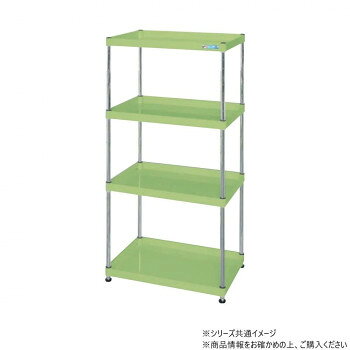 サカエ CSパールワゴン固定タイプ 樹脂製 グリーン CSPN-60154【メーカー直送：代金引換不可：同梱不可】【北海道・沖縄・離島は配達不可】