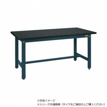 サカエ 中量作業台CSCタイプ 特殊アクリル天板 ダークグレー 1800×900×740mm CSC-189D【メーカー直送：代金引換不可：同梱不可】【北海..