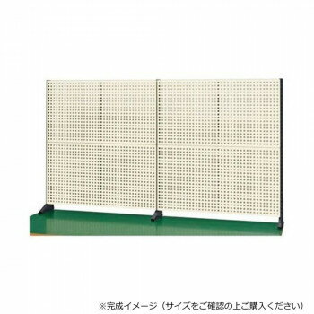 For Printer - サカエ ポール型架台 パンチングパネル付 1500×65×1010mm アイボリー KP-M150P【メーカー直送：代金引換不可：同梱不可】【北海道・沖縄・離島は配達不可】