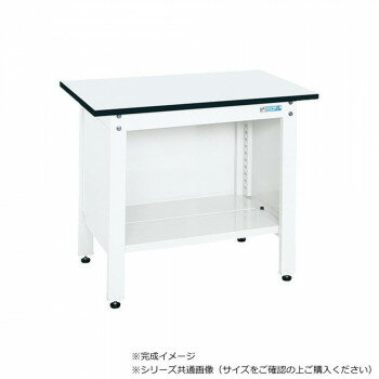 樂天商城 - サカエ 一人用作業台CPタイプ ポリエステル天板 1200×600×740mm パールホワイト CP-126W【メーカー直送：代金引換不可：同梱不可】【北海道・沖縄・離島は配達不可】