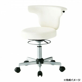藤沢工業(TOKIO) メディカルワークチェア ACS-700 クリーム【メーカー直送：代金引換不可：同梱不可】【北海道・沖縄・離島は配達不可】