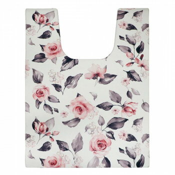 ドローレス PVC 拭ける トイレマット 超ロング　ヨコズナクリエーション【メーカー直送：代金引換不可..