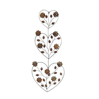 インテリア雑貨 壁飾り ウォールアート ハート 1401IFH003【メーカー直送：代金引換不可：同梱不可】【北海道・沖縄・離島は配達不可】