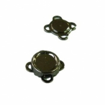 INAZUMA イナズマ マグネットボタン 大 4ケ入 ブラックニッケル AK-25-14BN【メーカー直送：代金引換不可：同梱不可】【北海道・沖縄・離島は配達不可】