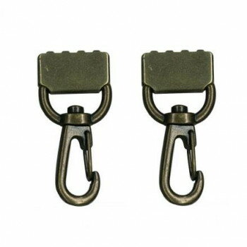 INAZUMA イナズマ ナスカン付くわえ金具 20mm用 2個入 アンティークゴールド AK-80-20AG【メーカー直送：代金引換不可：同梱不可】【北海道・沖縄・離島は配達不可】