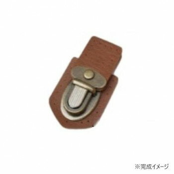 INAZUMA イナズマ 合皮縫付けホック アンティークゴールド 540 茶 BA-38A【メーカー直送：代金引換不可：同梱不可】【北海道・沖縄・離島は配達不可】