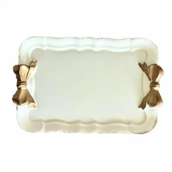 ヴィヴィアン リボントレー(中) ホワイト 54917TY-WH【メーカー直送：代金引換不可：同梱不可】【北海..