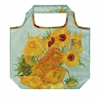名画エコバッグMサイズ ゴッホ 「ひまわりII」 AE-00843【メーカー直送：代金引換不可：同梱不可】【北海道・沖縄・離島は配達不可】