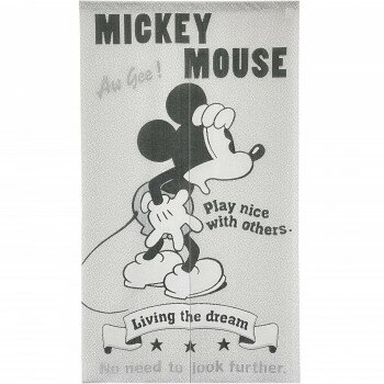 のれん ジャガードミッキー 85X150(ツウショウ) 745989085150001【メーカー直送：代金引換不可：同梱不可】【北海道・沖縄・離島は配達不可】