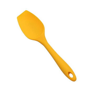 ユーロキッチン eurokitchen 一体型ホールシリコンスクープ(スプーン型スパチュラ) 大 黄 ...