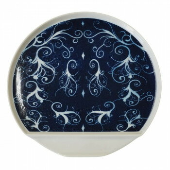 和紋 波佐見焼 唐草 IM 半月プレート 06206032【メーカー直送：代金引換不可：同梱不可】【北海道・沖縄・離島は配達不可】