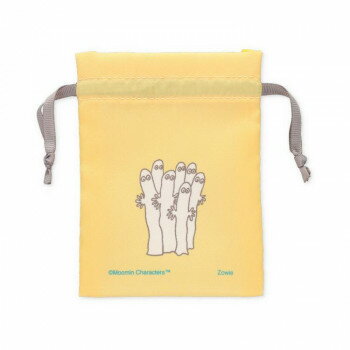 ゾーウィー ムーミン タイニー巾着 ニョロニョロ イエロー 1721【メーカー直送：代金引換不可：同梱不可】【北海道・沖縄・離島は配達不可】