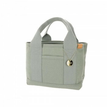 DOT＆STRIPE キャンバス仕切りミニトート 022 グリーン DS-13959【メーカー直送： ...