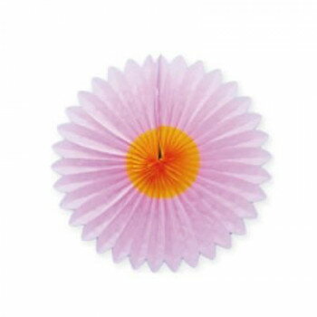 ハニカムデコレーション フラワーファン ピンク/イエローS 1030-3【メーカー直送：代金引換不可：同梱不可】【北海道・沖縄・離島は配達不可】