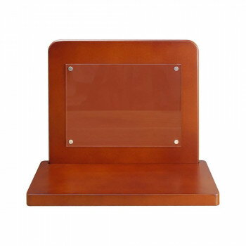 アクリルパネル飾り台 アクリルパネル飾り台　ミニ2615 ブラウン 106-181【メーカー直送：代金引換不可..