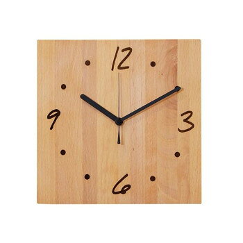 Latree ラトレ TIME タイム ウォールクロック 角moji ♯BE ビーチ PL1TIM-0051250-BEOL【メーカー直送：代金引換不可：同梱不可】【北海道・沖縄・離島は配達不可】