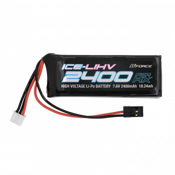G-FORCE ICE LiHV 7.6V 2400mAh (受信機用 ストレート型) GFG105【メーカー直送：代金引換不可：同梱不..