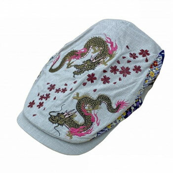 大西賢製販 Ripple 刺繍ハンチング 双龍 オフ H32-SH05【メーカー直送：代金引換不可：同梱不可】【北海道・沖縄・離島は配達不可】