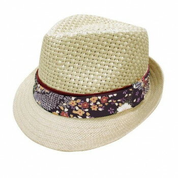 大西賢製販 Ripple 紙ストローハット 桜 オフ H25-632【メーカー直送：代金引換不可：同梱不可】【北海道・沖縄・離島は配達不可】