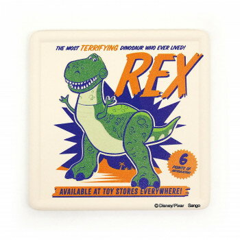 三郷陶器 ディズニー 吸水コースター(レックス) 3324-085【メーカー直送：代金引換不可：同梱不可】【..