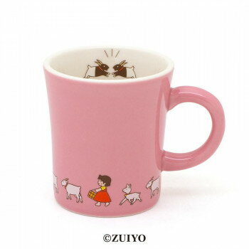 三郷陶器 アルプスの少女ハイジ まっててごらん マグカップ 7000-01【メーカー直送：代金引換不可：同梱不可】【北海道・沖縄・離島は..