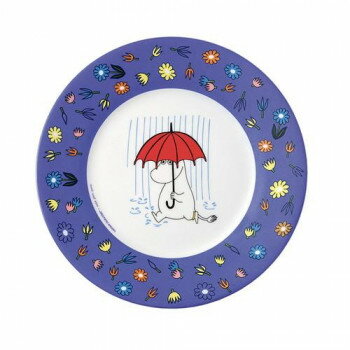 MOOMIN ムーミン メラミンデザートプレート ムーミン ブルー PTJ060224【メーカー直送：代金引換不可：同梱不可】【北海道・沖縄・離島は配達不可】