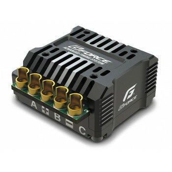 ※パッケージ、デザイン等は予告なく変更される場合があります。※画像はイメージです。商品タイトルと一致しない場合があります。Bluetooth接続&大容量160Aの純競技用ESC最新モデル。効率的な放熱と耐衝撃性を大幅に高めたフル・アルミケース仕様。ハイスペックサーボを高負荷時にも確実に駆動させるBEC5A。新開発FETと高電導性の基板採用により、高効率&低発熱を実現。安定した動作をサポートする大風量クーリングファン付属。別売OPのGF-Air Module(G0409)でスマホ/タブレットから設定変更可能。【低電圧保護機能について】※設定の変更にはGF Air Module(別売)が必要です。サイズ39×38×19mm個装サイズ：13.4×10.9×4.4cm重量97g個装重量：150g仕様連続最大電流/瞬間最大電流:160A/850A低電圧保護機能:OFF/Auto/3〜11V使用可能モーター:センサー付ブラシレスモーター/センサーレスブラシレスモーター対応スケール:1/10 電動カー、1/12 電動カー使用可能ターン数:オンロードカー/≧4.5T、オフロードカー/≧5.5T使用可能バッテリー:2-3S LiPo/HV/Fe、6-9S NiCd/MHBEC出力:6V/7.4V @5A動作可能温度:-10度〜40度保管時温度:-20度〜50度セット内容ESC本体、クーリングファン、ファン取付用ビス、12AWGケーブル(1m)、シュリンクチューブ、キャパシタ、G-FORCEステッカー、取扱説明書生産国中国広告文責:株式会社ホームセンターセブンTEL:0978-33-2811※パッケージ、デザイン等は予告なく変更される場合があります。※画像はイメージです。商品タイトルと一致しない場合があります。fk094igrjs