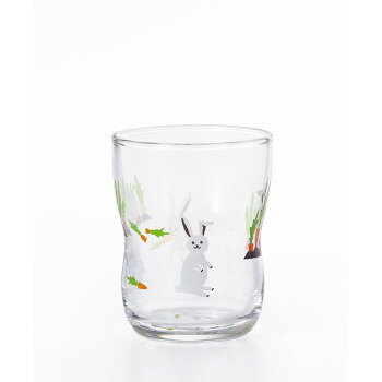 アデリア つよいこグラス S かくれんぼ うさぎ 6086【メーカー直送：代金引換不可：同梱不可】【北海道・沖縄・離島は配達不可】